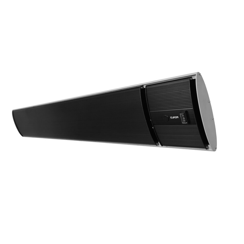 Eurom Outdoor heatpanel 2400 RC - Heatstrip - Zwart - 2400 W