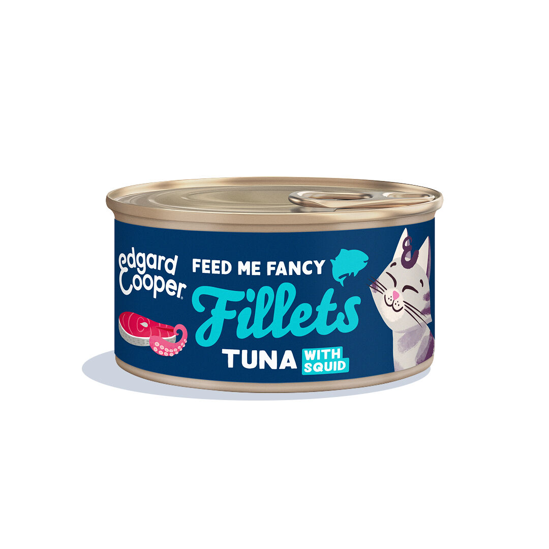 Edgard & Cooper Filets - Kattenvoer - 70 Gram - inktvis, tonijn Edgard & Cooper Filets - Kattenvoer - 70 Gram - inktvis, tonijn