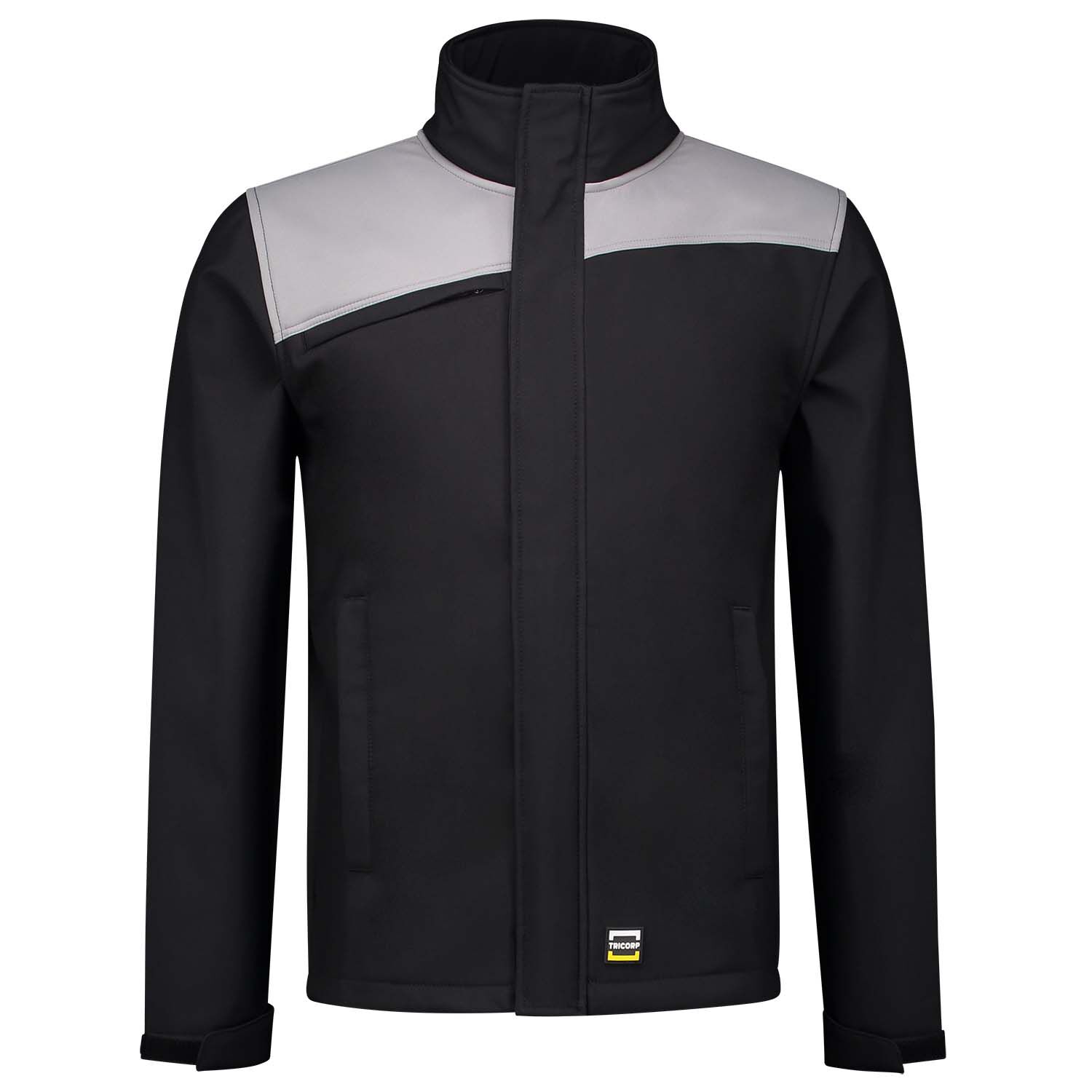Tricorp Bicolor 402021 - Softshell jas - Zwart Grijs - 3XL Tricorp Bicolor 402021 - Softshell jas - Zwart Grijs - 3XL