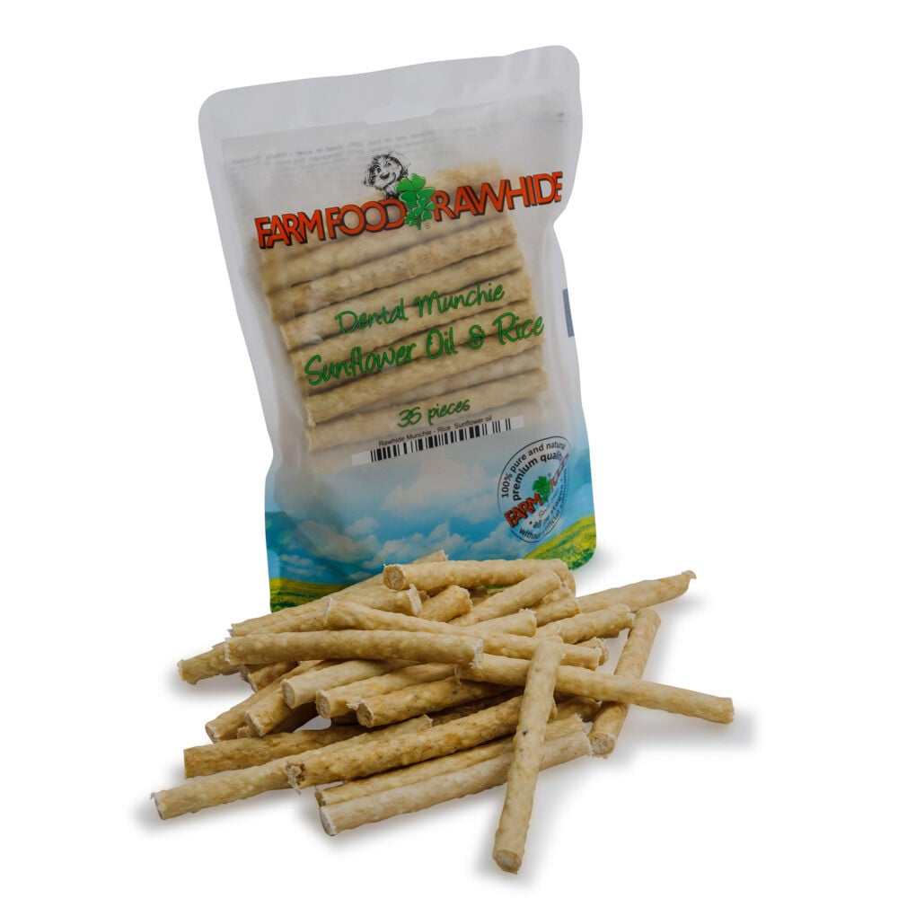 Farm Food Rawhide Munchie - Hondensnack - 35 Stuks - naturel Farm Food Rawhide Munchie - Hondensnack - 35 Stuks - naturel