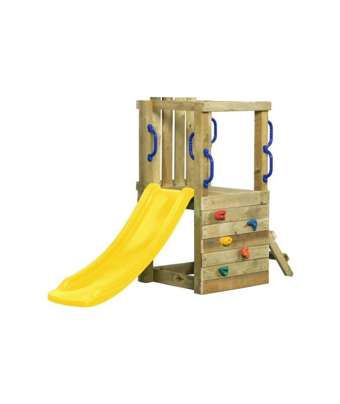 Swing King Irma Small - Speeltoren - Geel - Hout