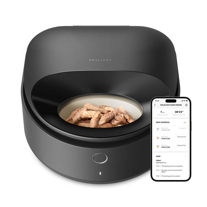 PETLIBRO Polar natvoer met wifi - Automatische voerbak - Zwart