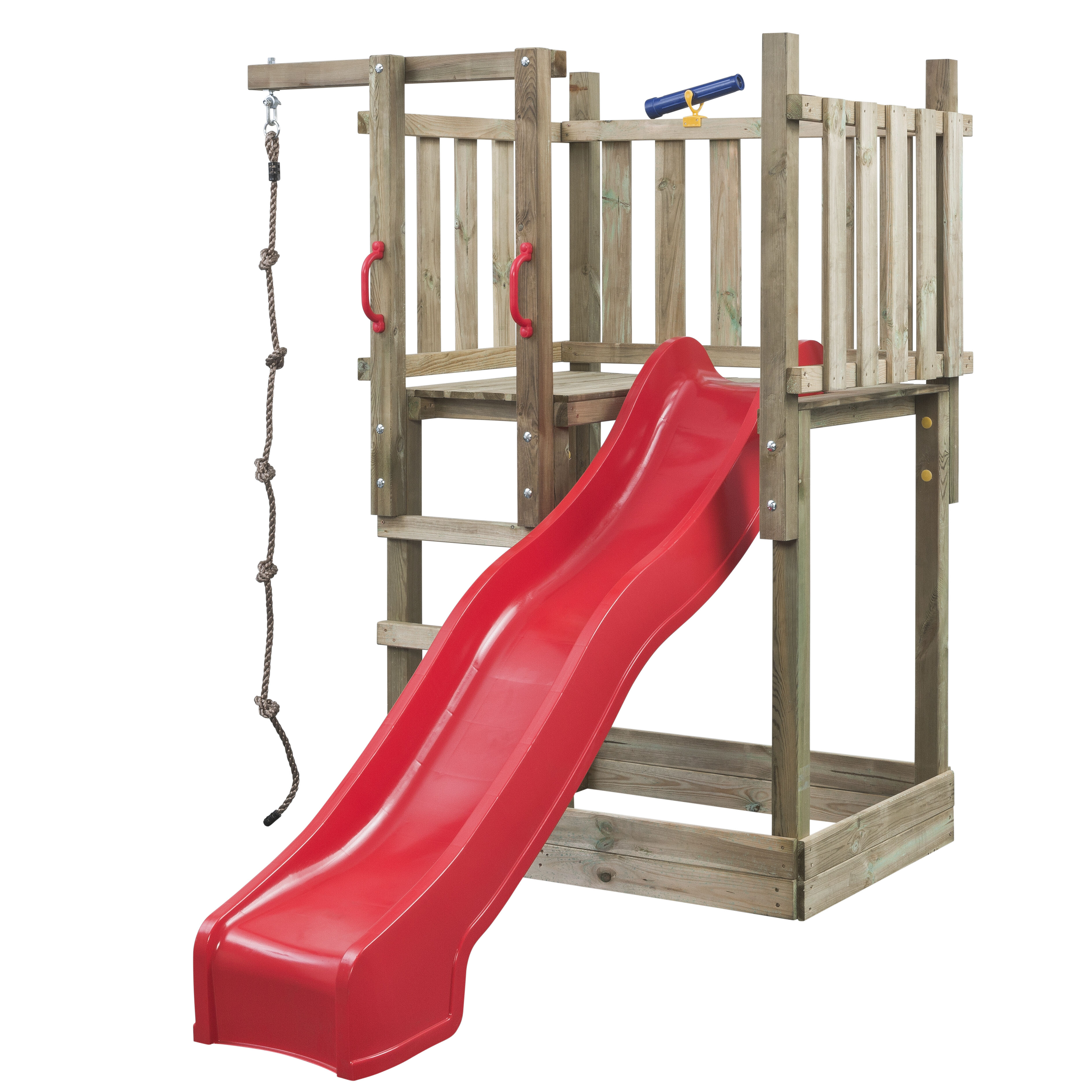 Swing King Mario - Speeltoren - Rood - Hout