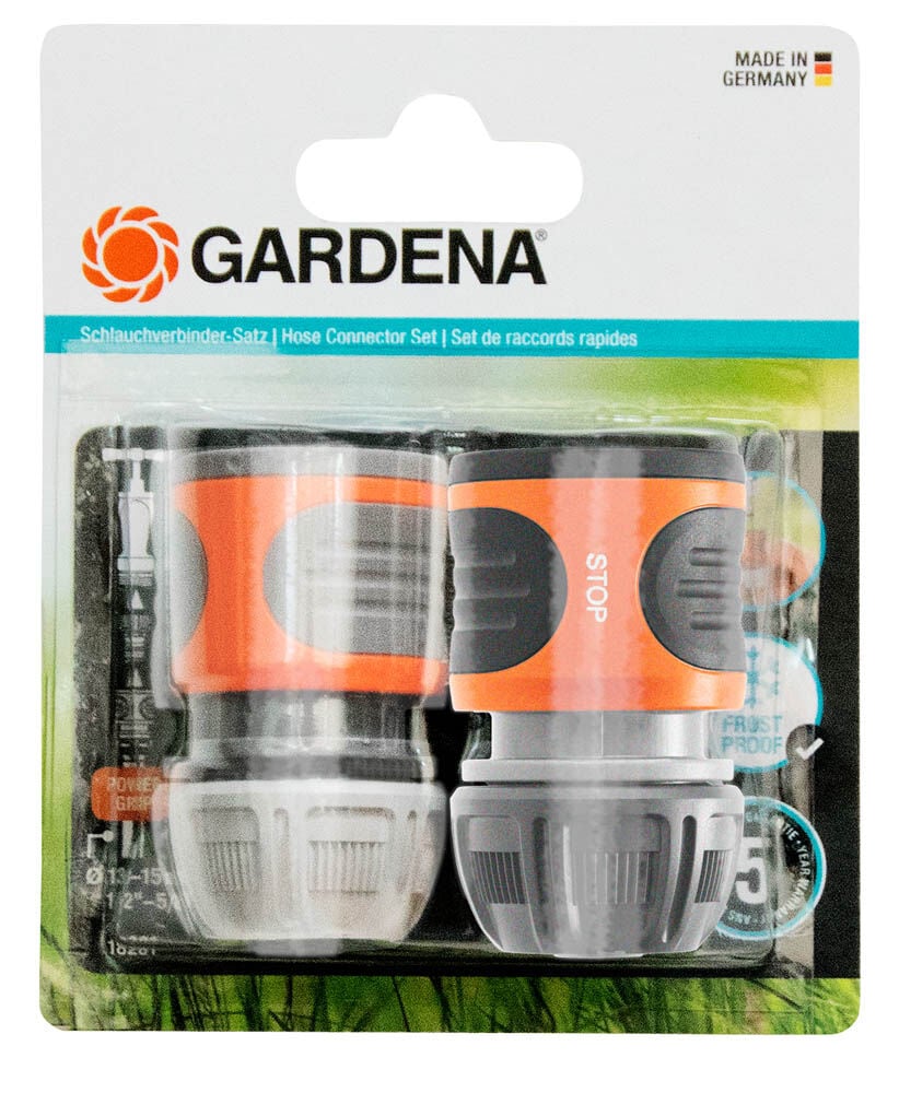 Gardena 13 mm (1/2") – 15 mm (5/8") - Slang aansluitset