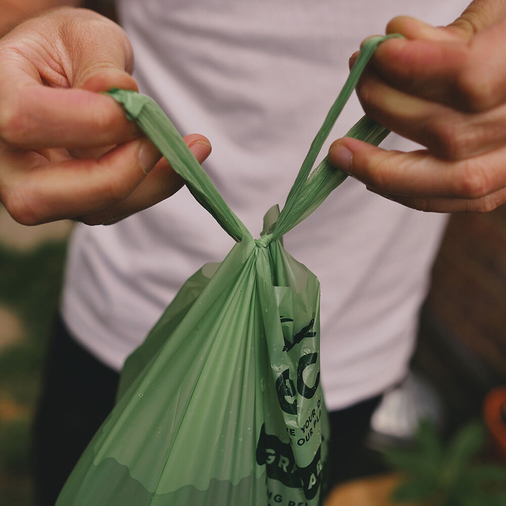 Beco Poepzakjes met handvat - Poepzakjes & accessoires - 120 Stuks - Groen