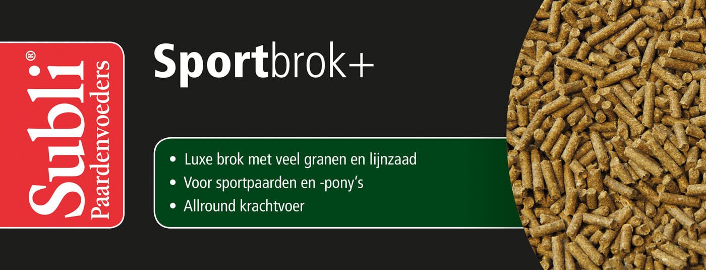 Subli Sport/ prestatie Brok - Paardenvoer - 20 Kilogram - Zak