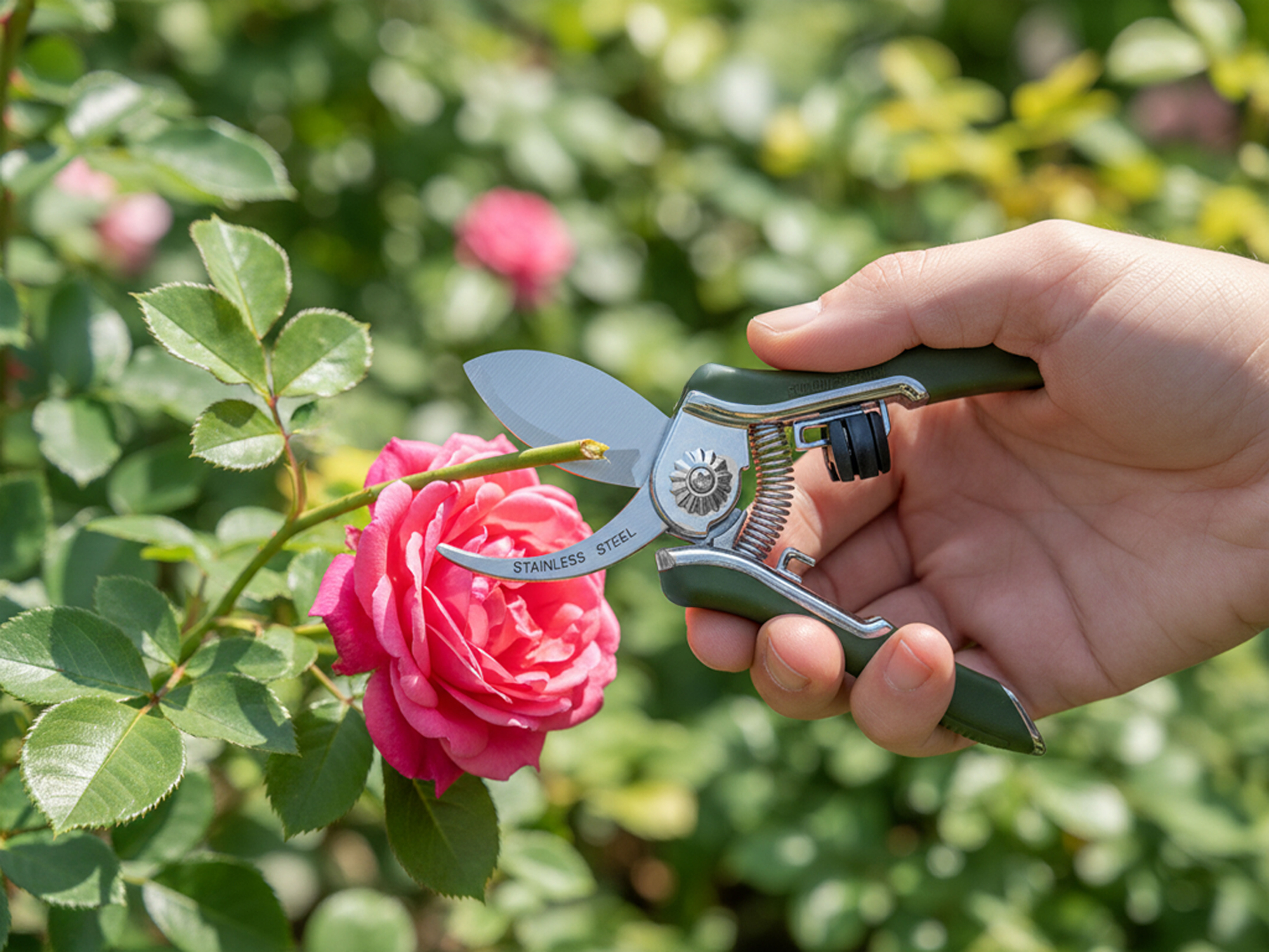 Welkoop - Bloemenschaar - Donkergroen
