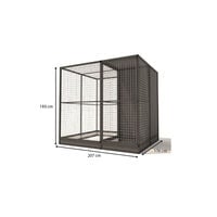 Glorenza Evi - Kattenren - Antraciet - 193x176x207 cm