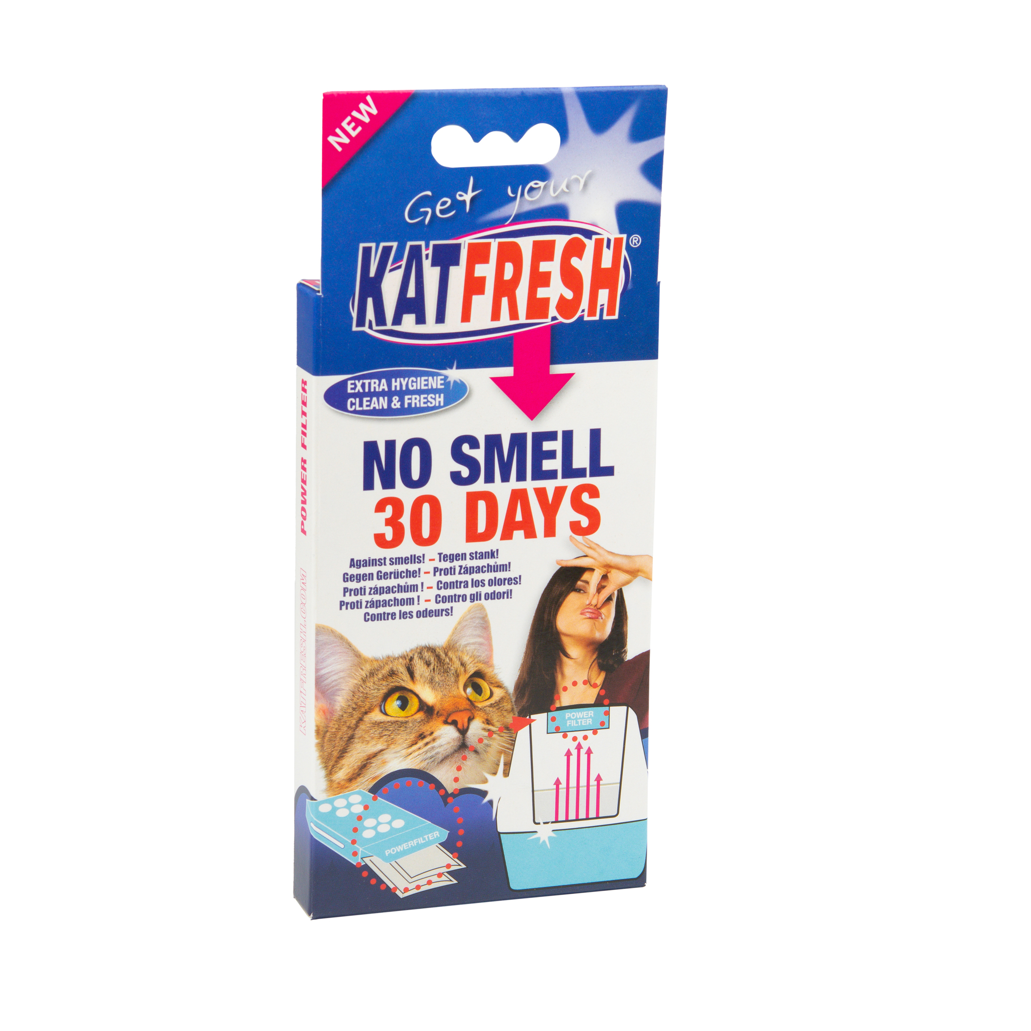KatFresh 30 Dagen - Kattenbak Geurfilter