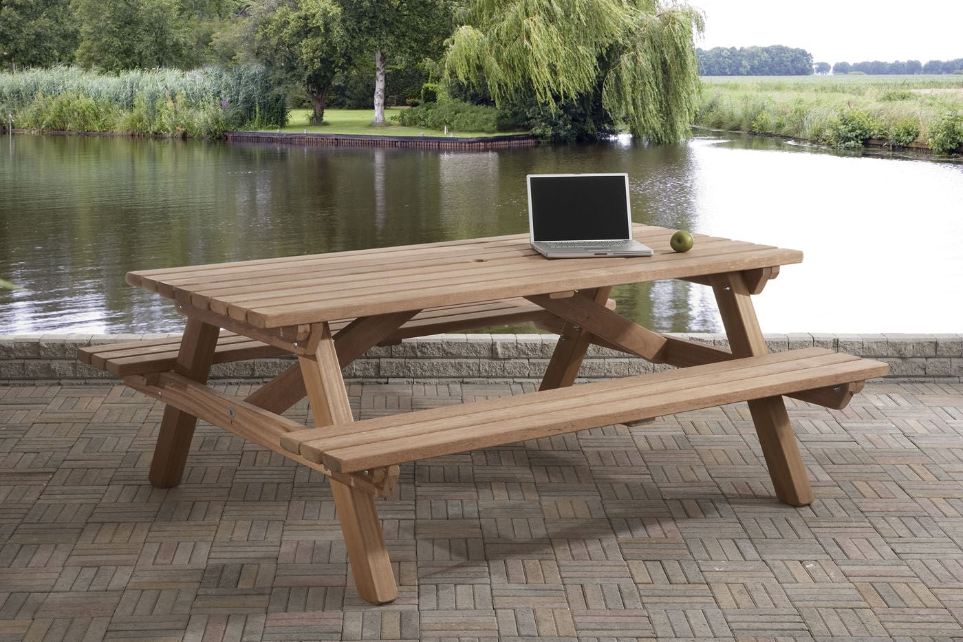 Talen   - Picknicktafel - Bruin - 76x160x200 cm