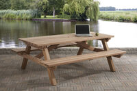 Talen   - Picknicktafel - Bruin - 76x160x200 cm