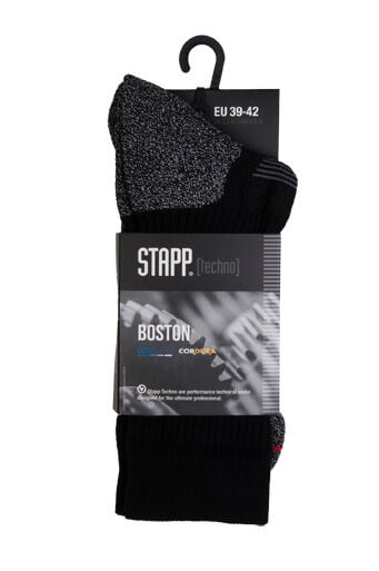 STAPP Boston - Sokken - Zwart - 39-42 STAPP Boston - Sokken - Zwart - 39-42