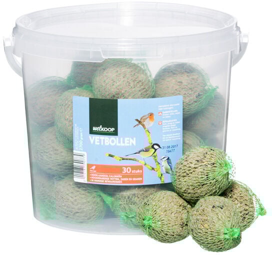 Welkoop Vetbollen in net in emmer - Tuinvogelvoer