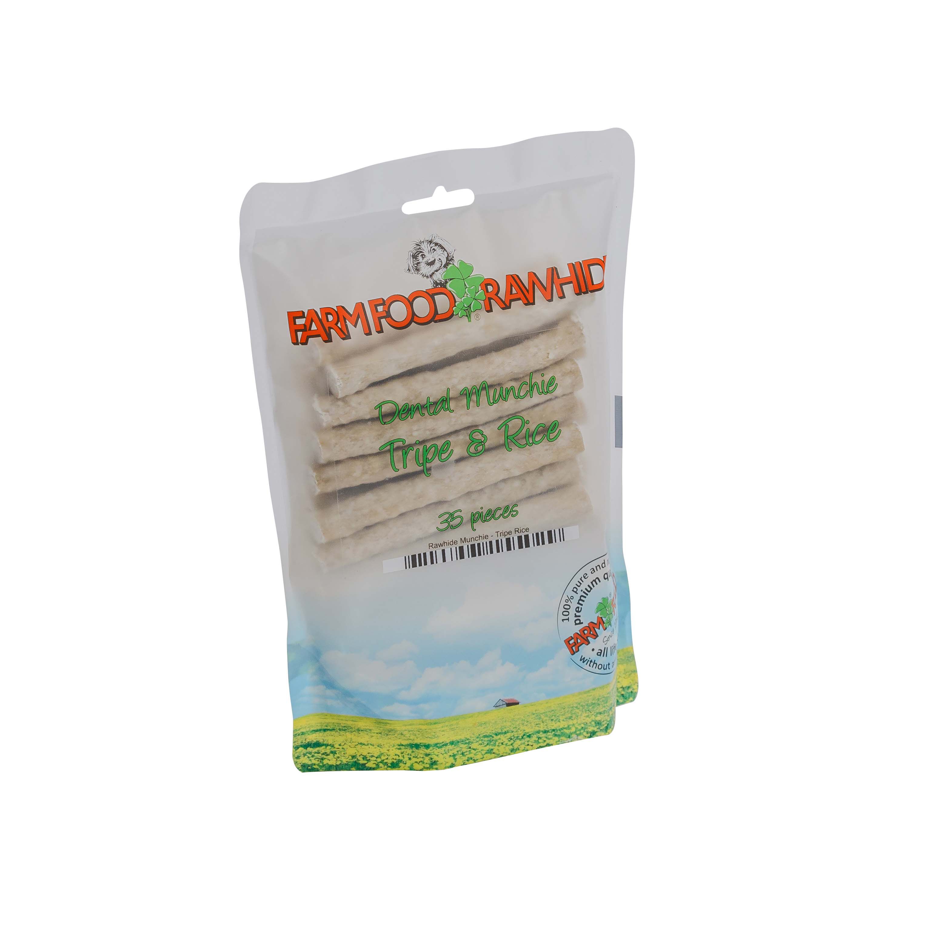 Farm Food Rawhide Dental Munchie - Hondensnack - 35 Stuks - Tripe Farm Food Rawhide Dental Munchie - Hondensnack - 35 Stuks - Tripe