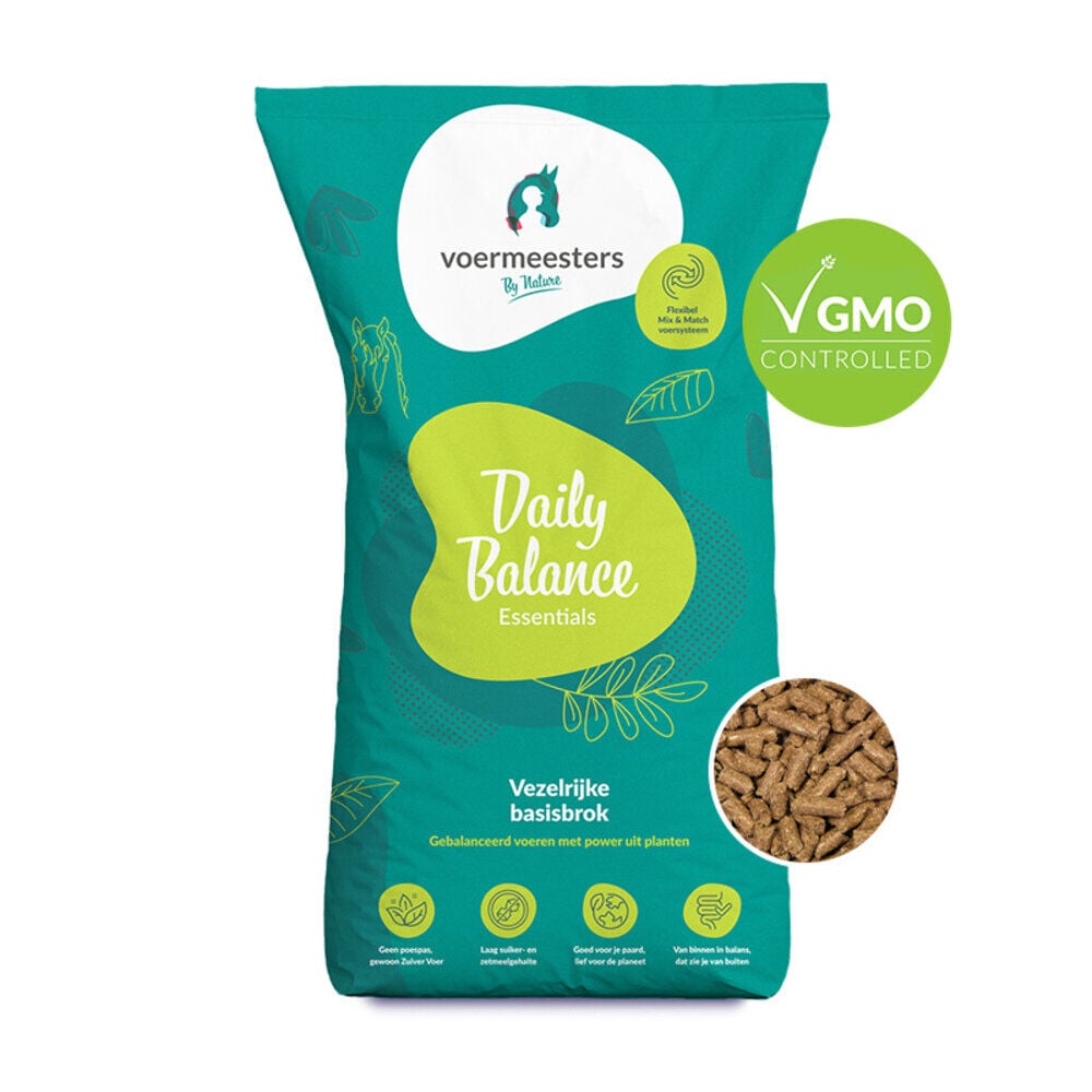 Voermeesters Daily Balance - Basisvoeding - 20 Kilogram - Zak