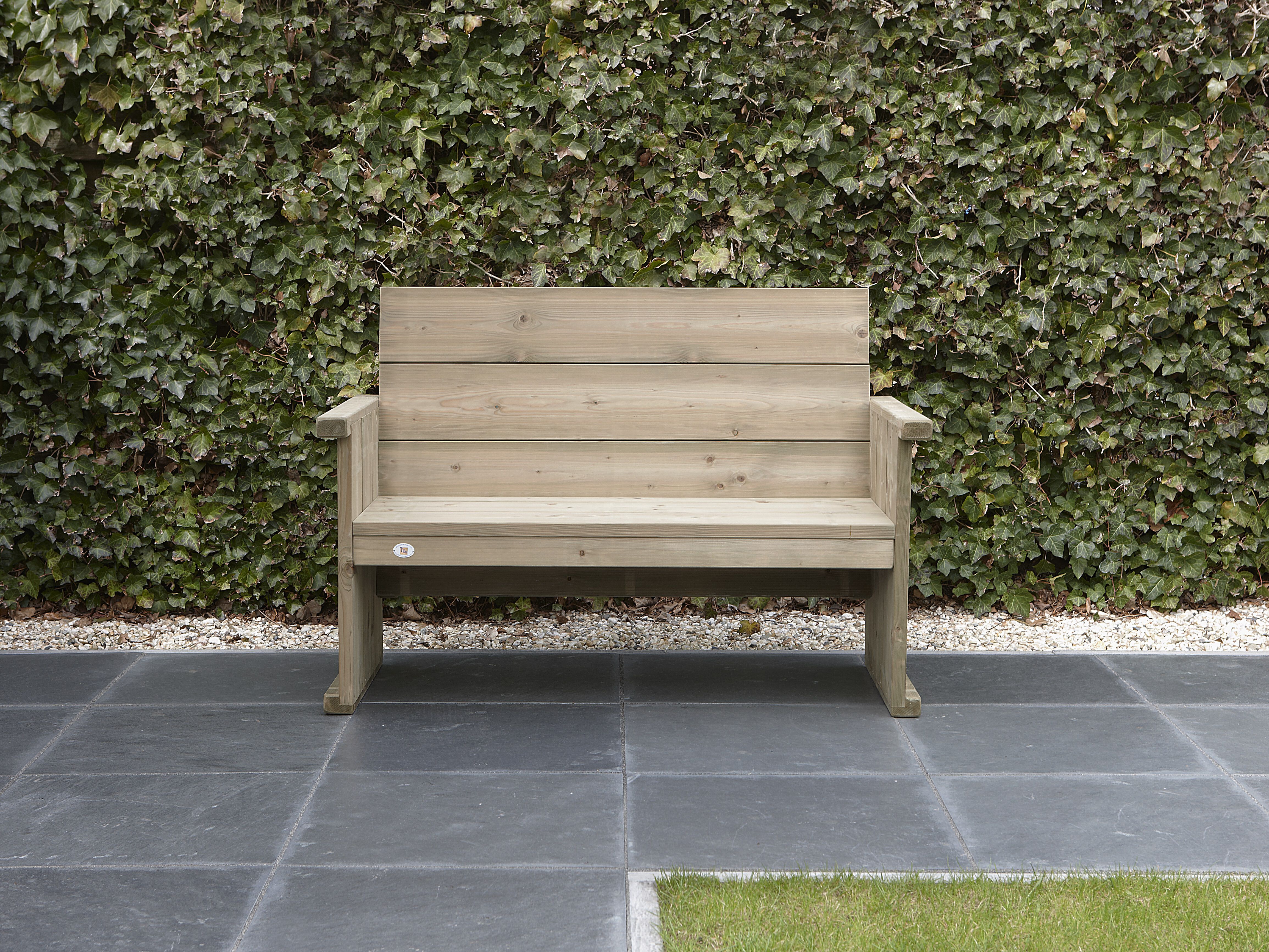 Talen Buitenmeubelen Lisse - Tuinbank - Bruin - 93x60x127 cm