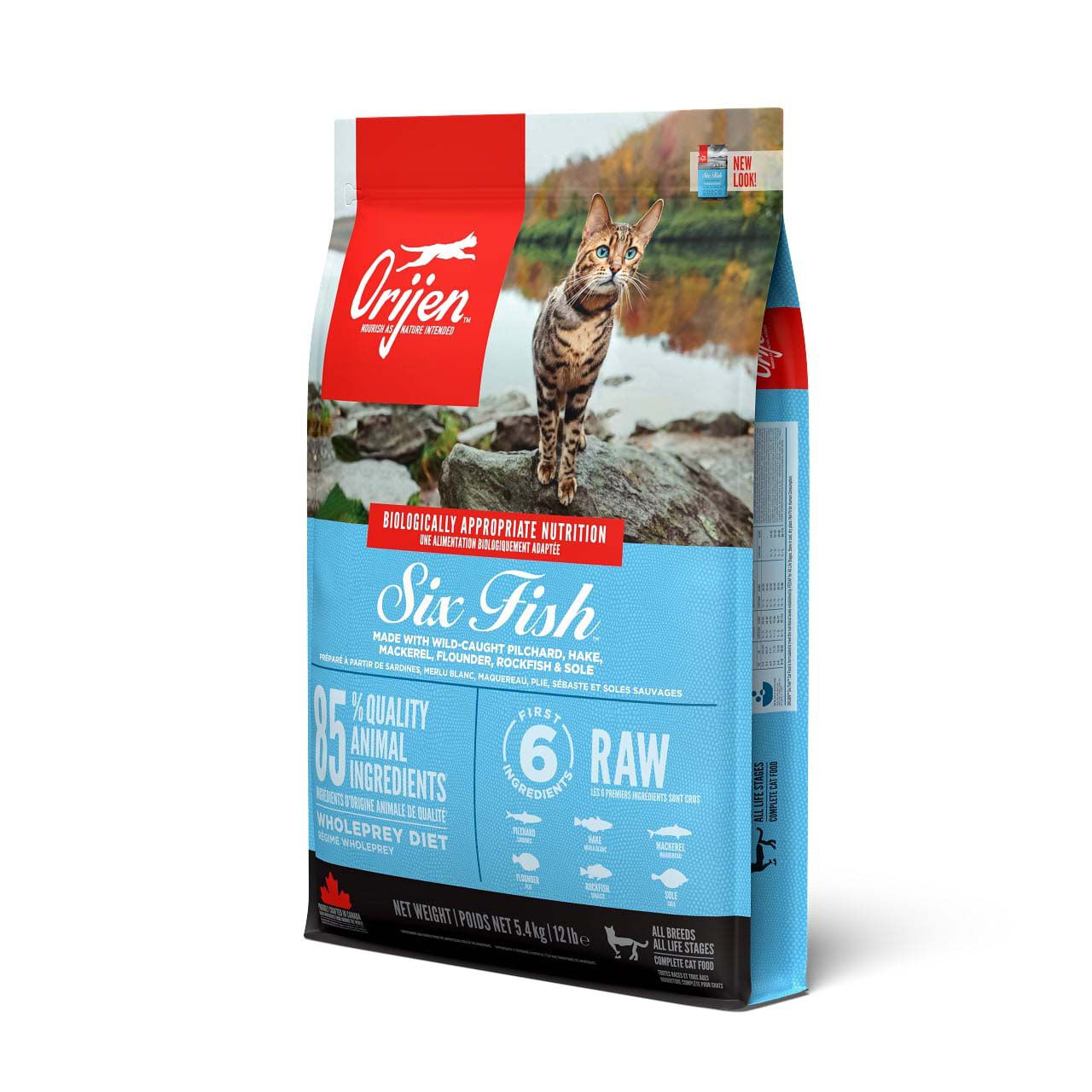 Orijen Whole Prey Six Fish Cat - Kattenvoer