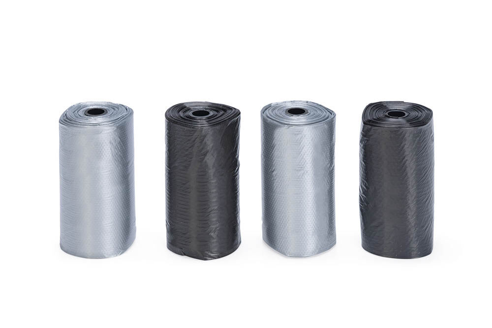 Beeztees Navulling - Poepzakjes - 80 Stuks - Zwart Grijs