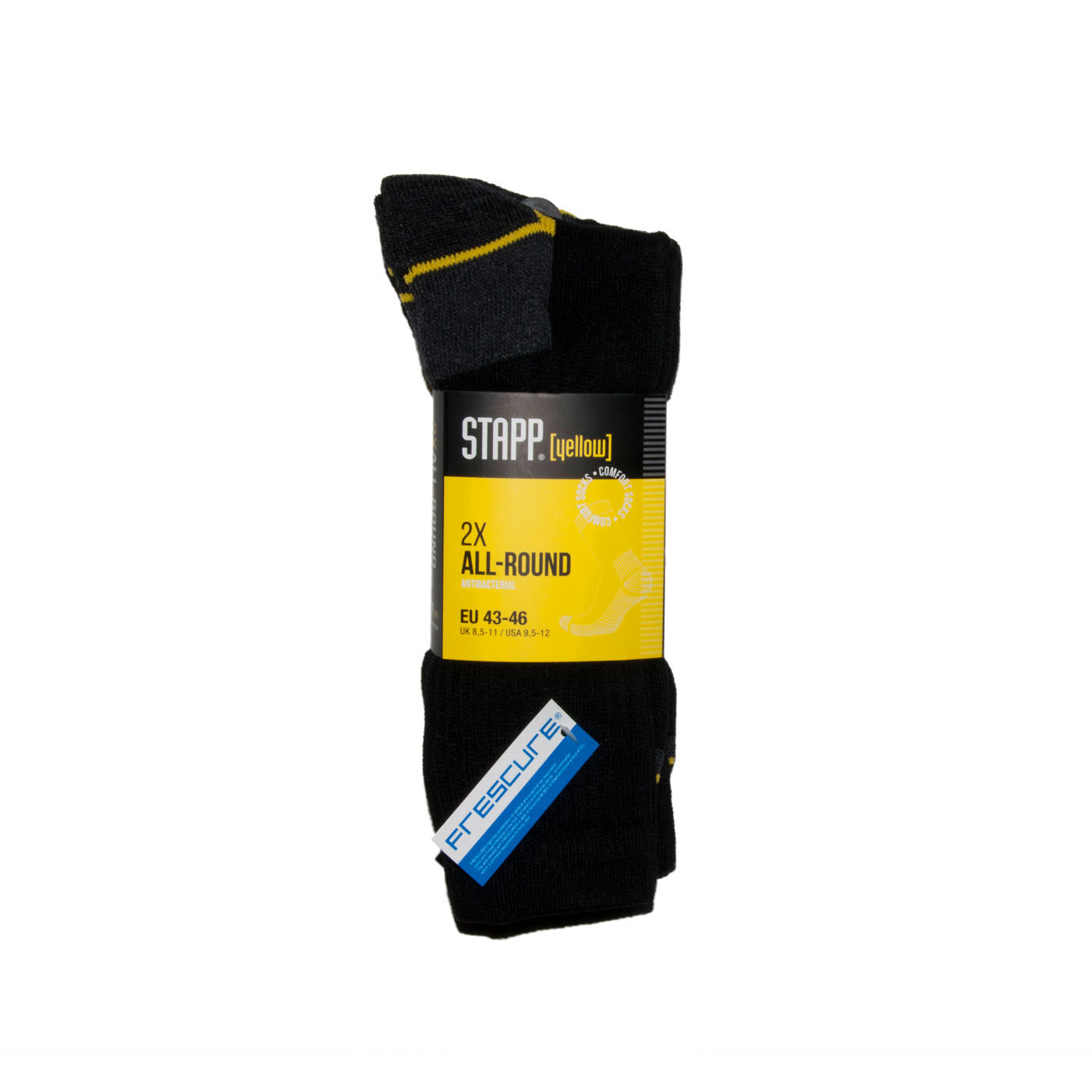 STAPP Yellow Allround - Sokken - 2-Pack - Blauw - 43-46 STAPP Yellow Allround - Sokken - 2-Pack - Blauw - 43-46