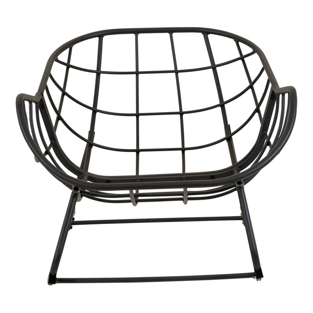 Lesli Living Cozy - Schommelstoelen - Groen - 1x117x97 cm