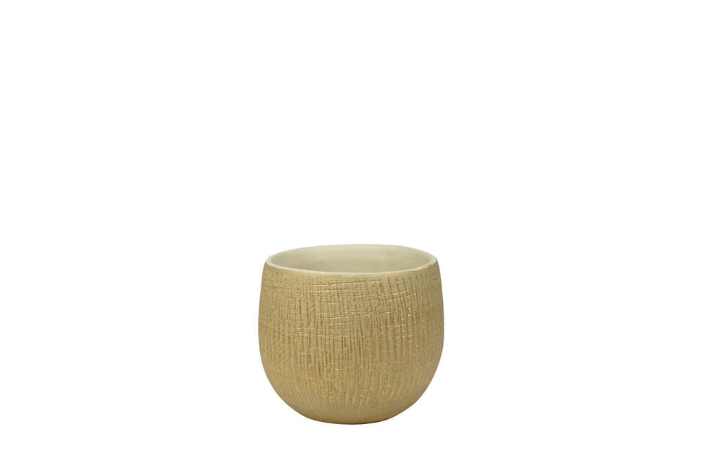 TS COLLECTION Ryan - Bloempot - Bruin - 15 cm TS COLLECTION Ryan - Bloempot - Bruin - 15 cm