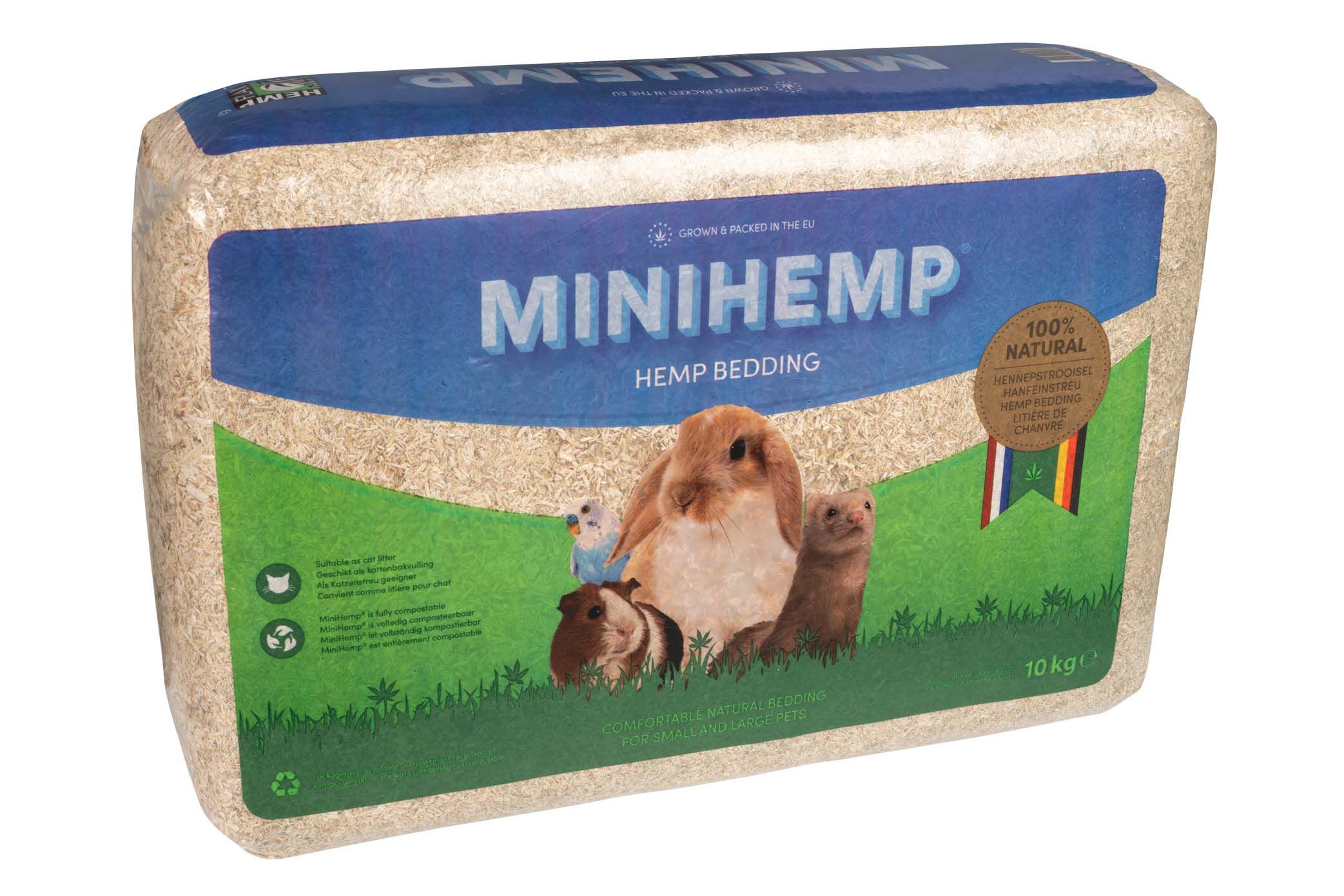 Hempflax Hennepstrooisel - Bodembedekker - 10 Kilogram