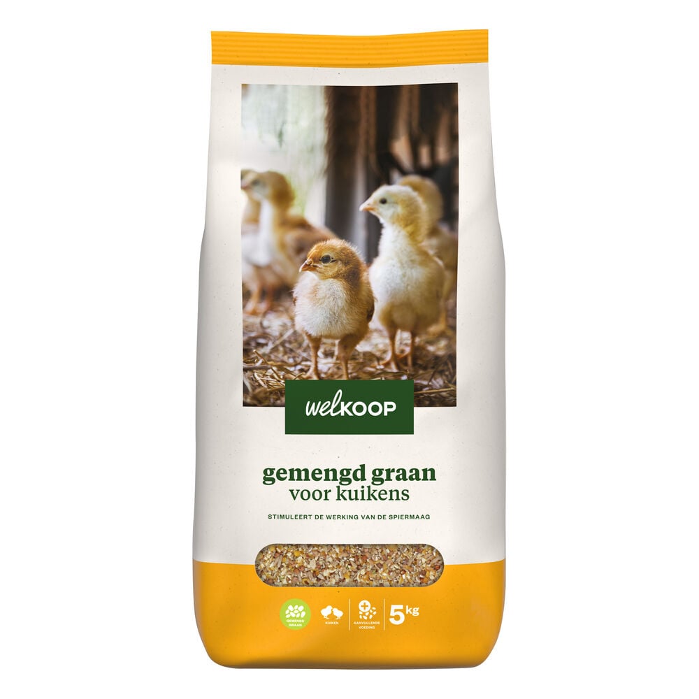 Welkoop Gemengd graan - Kuikenvoer - 5 Kilogram