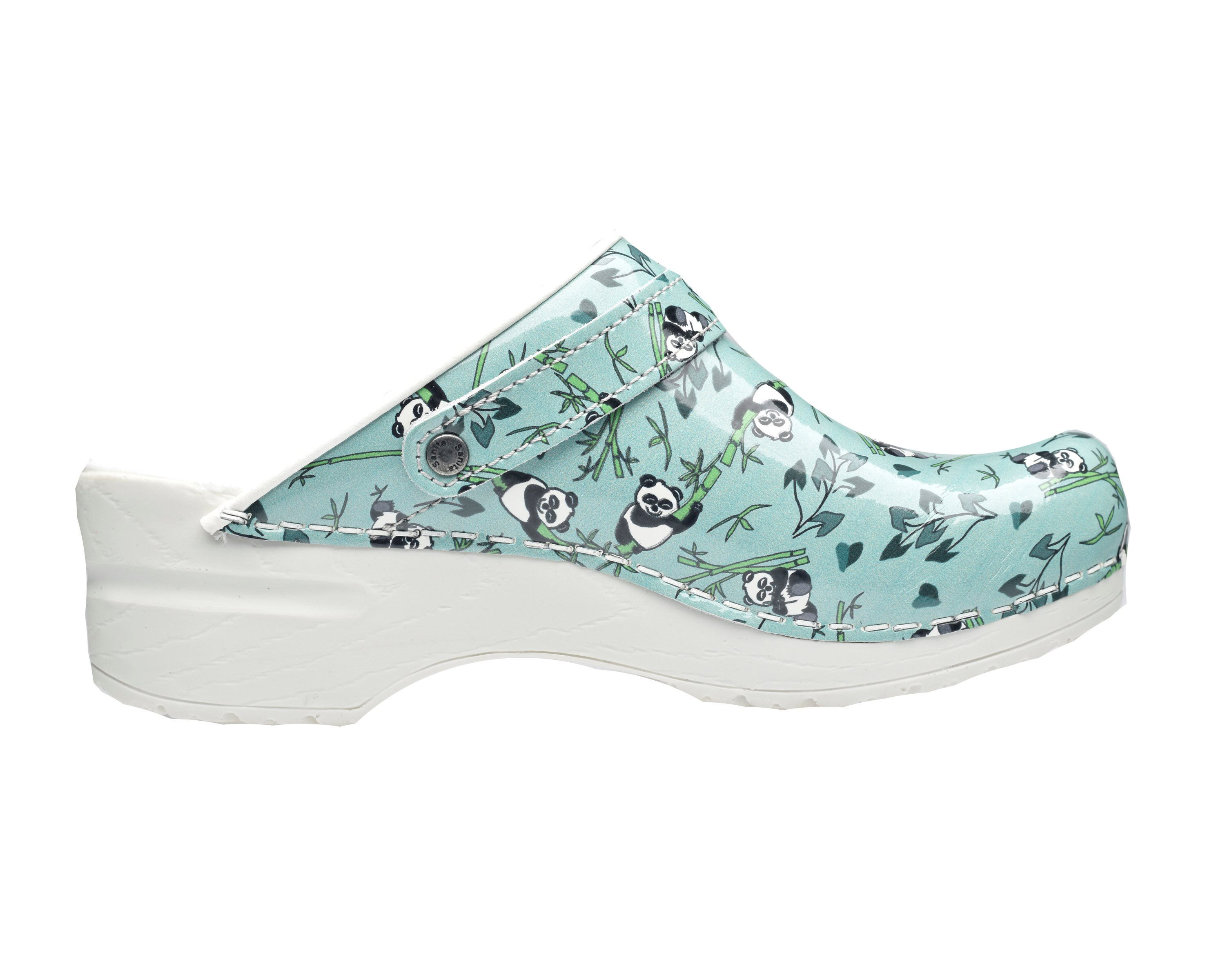 Sanita Flex 38 Panda print - Klompen - Mint groen - 39 Sanita Flex 38 Panda print - Klompen - Mint groen - 39
