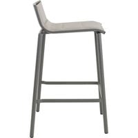Lesli Living Milazzo - Barstoel - Antraciet - 89x54x52 cm