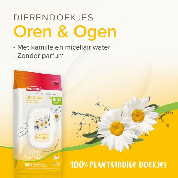 Beaphar Oren & Ogen - Dierendoekjes - 247 Gram