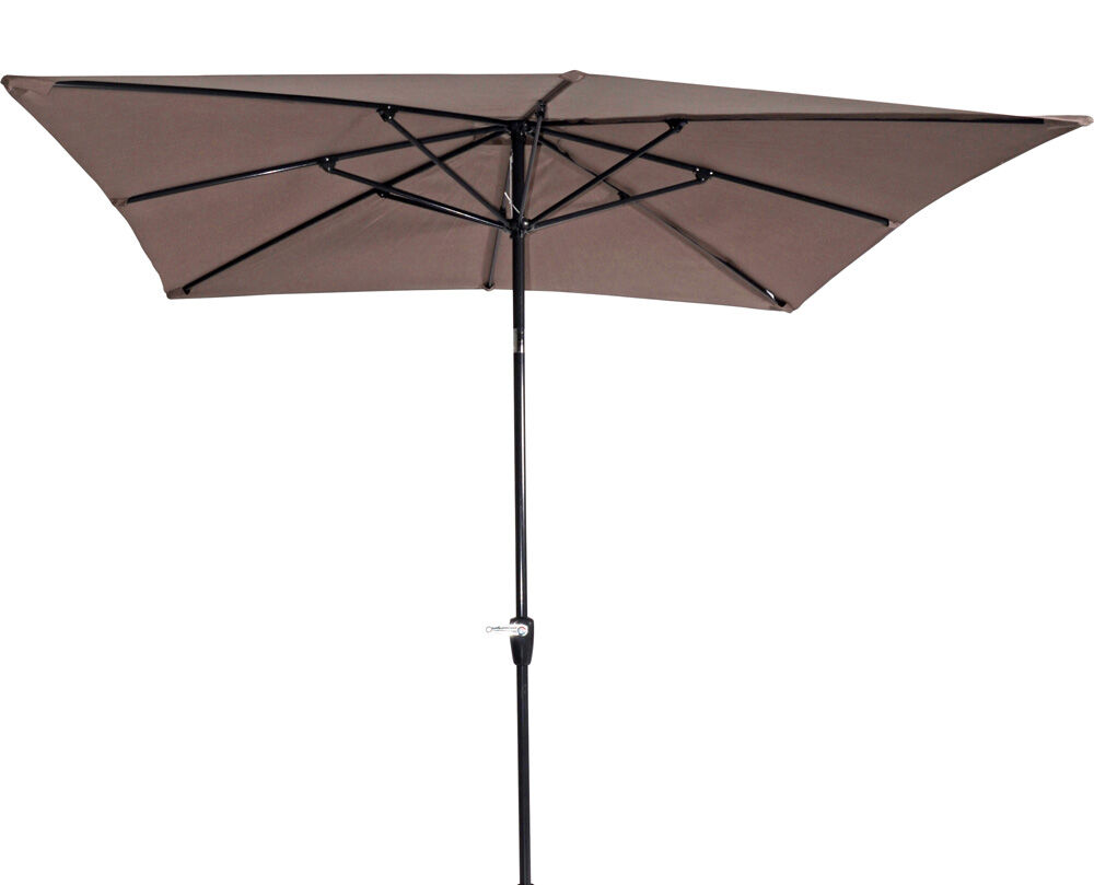 Lesli Living Libra - Parasol - Taupe - 1x250x250 cm Lesli Living Libra - Parasol - Taupe - 1x250x250 cm