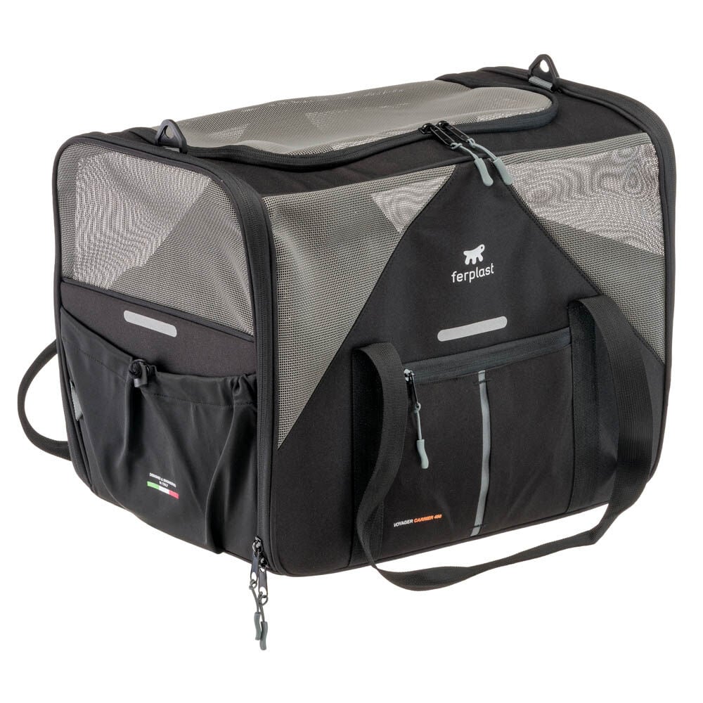 Ferplast Voyager 450 - Draagtas - Zwart - 49x36 cm - L Ferplast Voyager 450 - Draagtas - Zwart - 49x36 cm - L