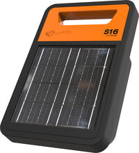 Gallagher S16LI - Solar schrikdraadapparaat - Incl. Lithium Batterij  - 190 cm - 1 Stuks - Zwart / Oranje - 0.16 Joule - 171 cm