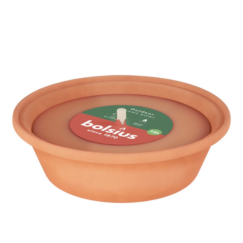 Bolsius Terracotta 230/60 - Vlamschaal