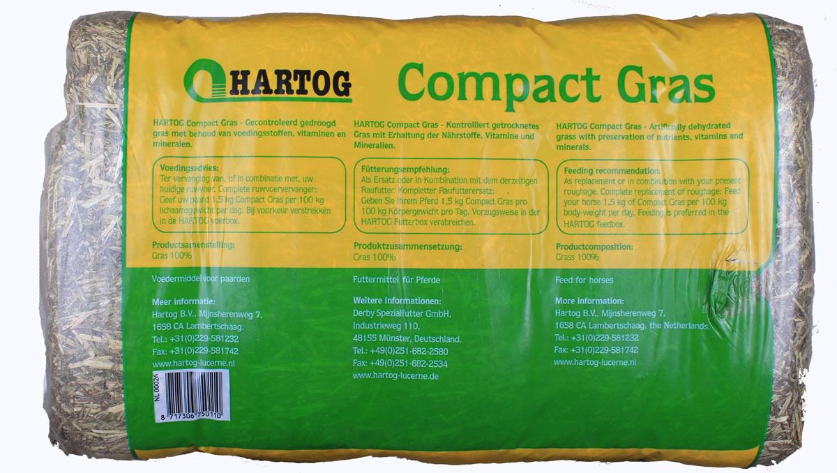Hartog Compact Gras - Basisvoeding - 18 Kilogram
