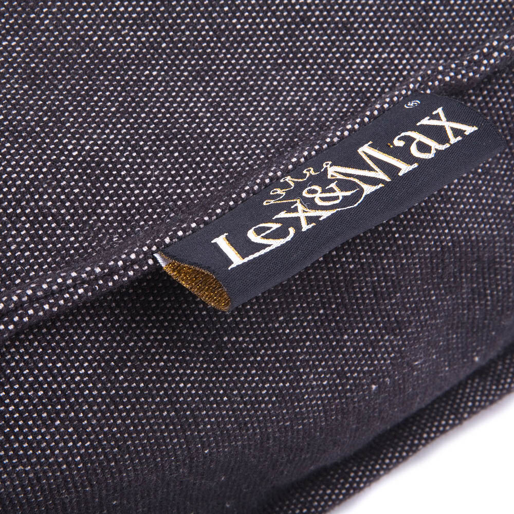 Lex & Max Mick - Boxbed Hond - Zwart - 50x75x12 cm - S