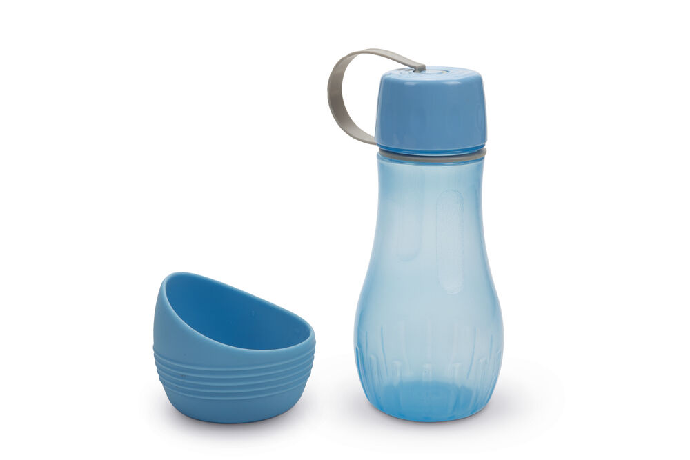 Beeztees Draagbaar - Drinkset - Blauw