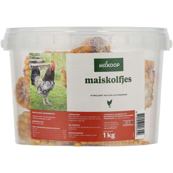 Welkoop Maiskolfjes - Kippensnack