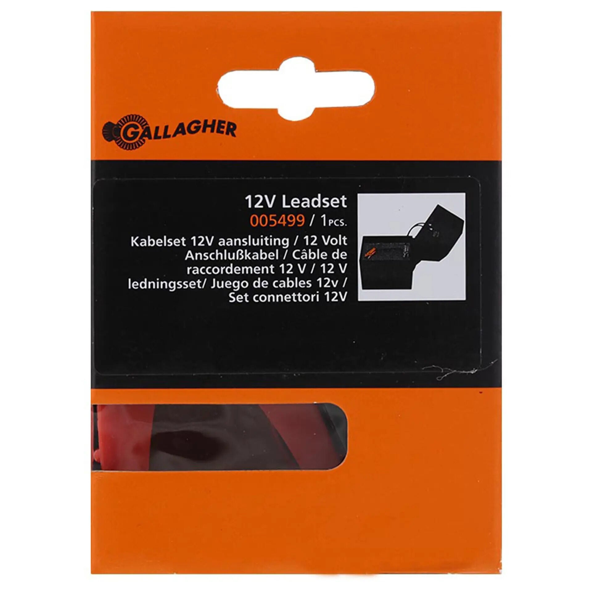 Gallagher Aansluitset 12V voor 9V apparaat - 11 cm - 8.5 cm