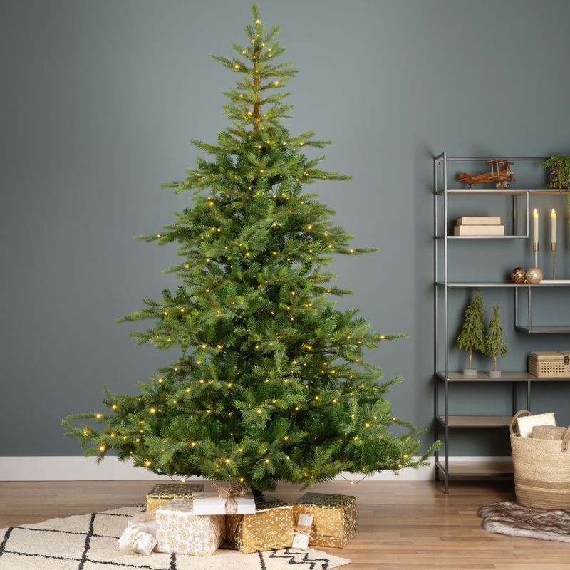 Everlands Grandis Fir - Kunstkerstboom - Groen - 400 - 180 cm