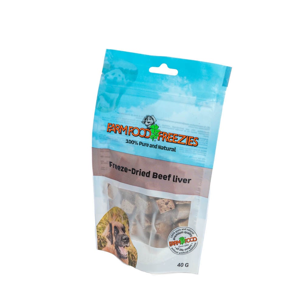 Farm Food Freezies - Hondensnack - 40 Gram - rund Farm Food Freezies - Hondensnack - 40 Gram - rund
