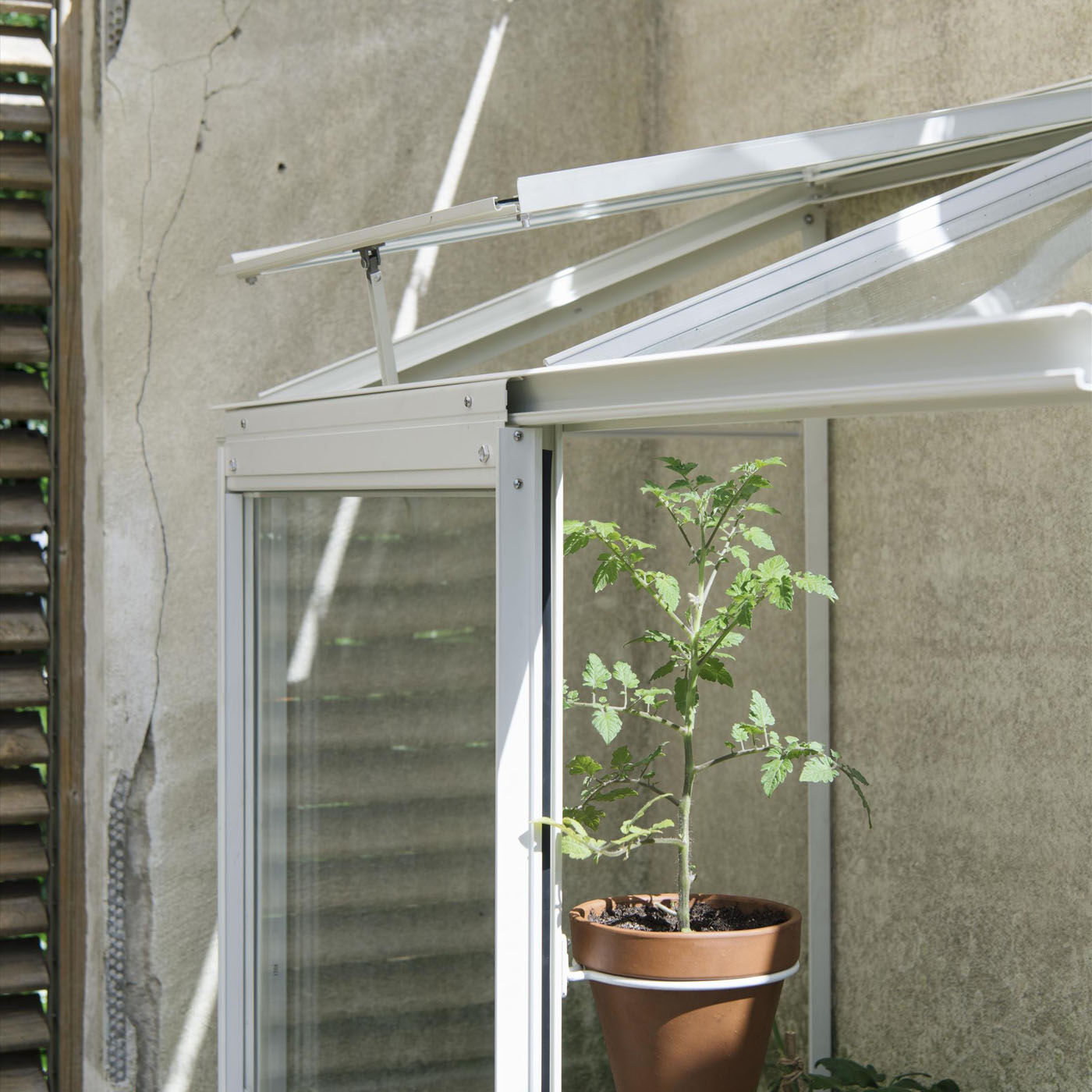 Royal Well Emma I - Muurkas - Wit - 194x132x69 cm - Veiligheidsglas