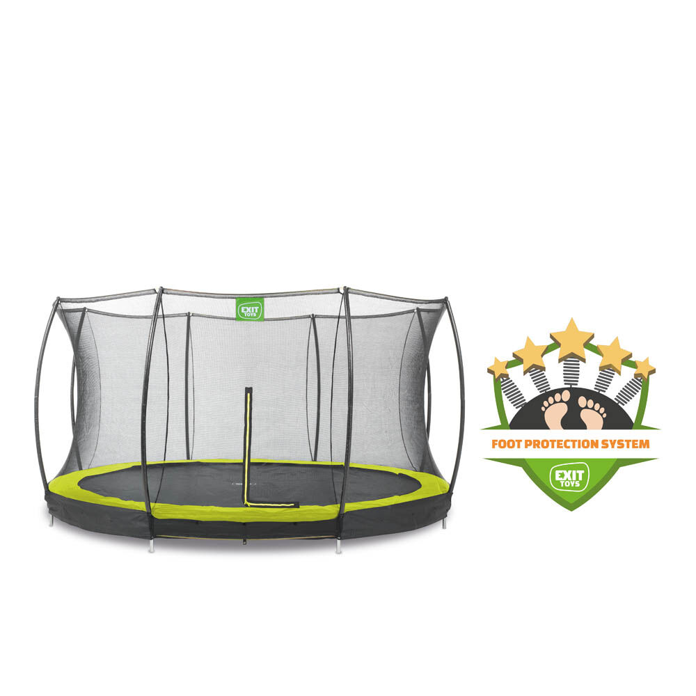 Exit Silhouette - Inground trampoline - Groen - 366 cm