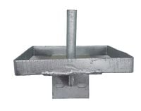 Liksteenhouder Verzinkt tbv 10kg blok - Grijs - 22.5x20x20 cm