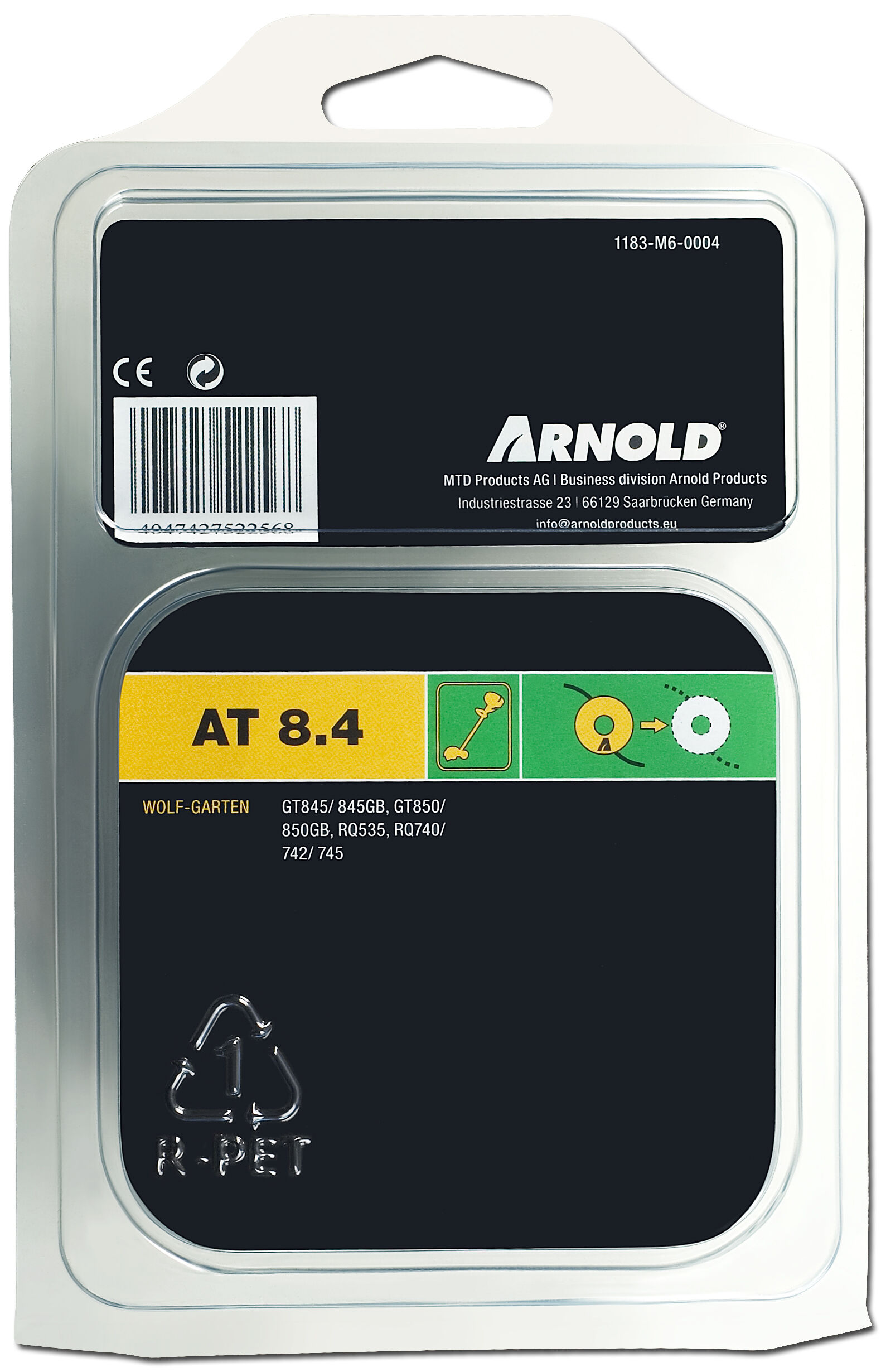 Arnold AT8.4 1.5mmx2x6m - Trimmerspoel - 600 cm