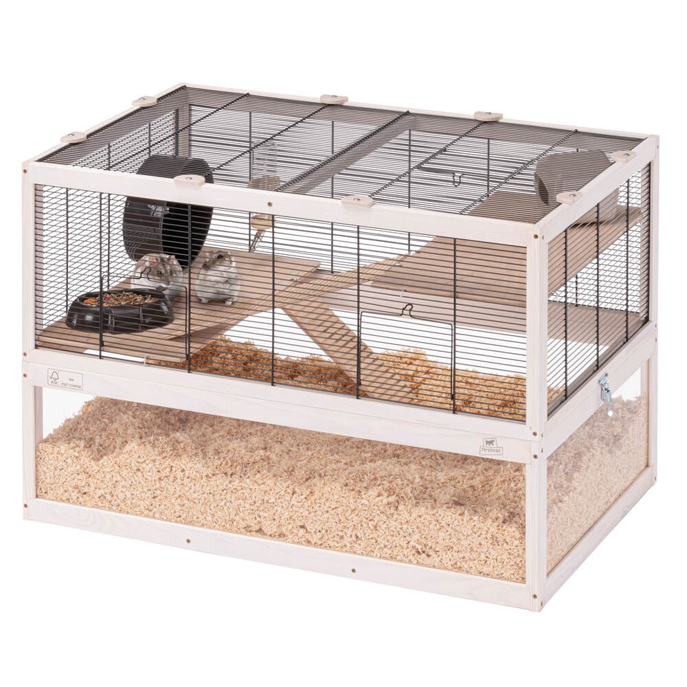 Ferplast Domster 80 - Hamsterkooi - Wit - 50x56x56 cm Ferplast Domster 80 - Hamsterkooi - Wit - 50x56x56 cm