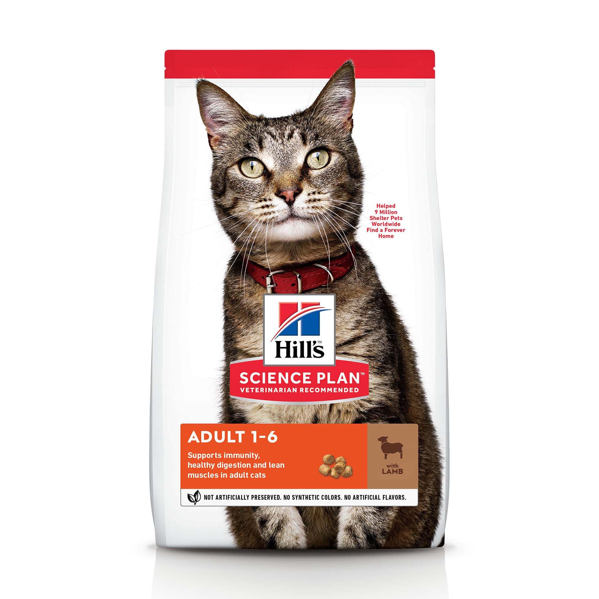 Hill's Science Plan Adult - Kattenvoer - 1.5 Kilogram - rijst, lam Hill's Science Plan Adult - Kattenvoer - 1.5 Kilogram - rijst, lam