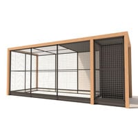 Glorenza Alfred - Kattenren - Antraciet - 202x190x475 cm