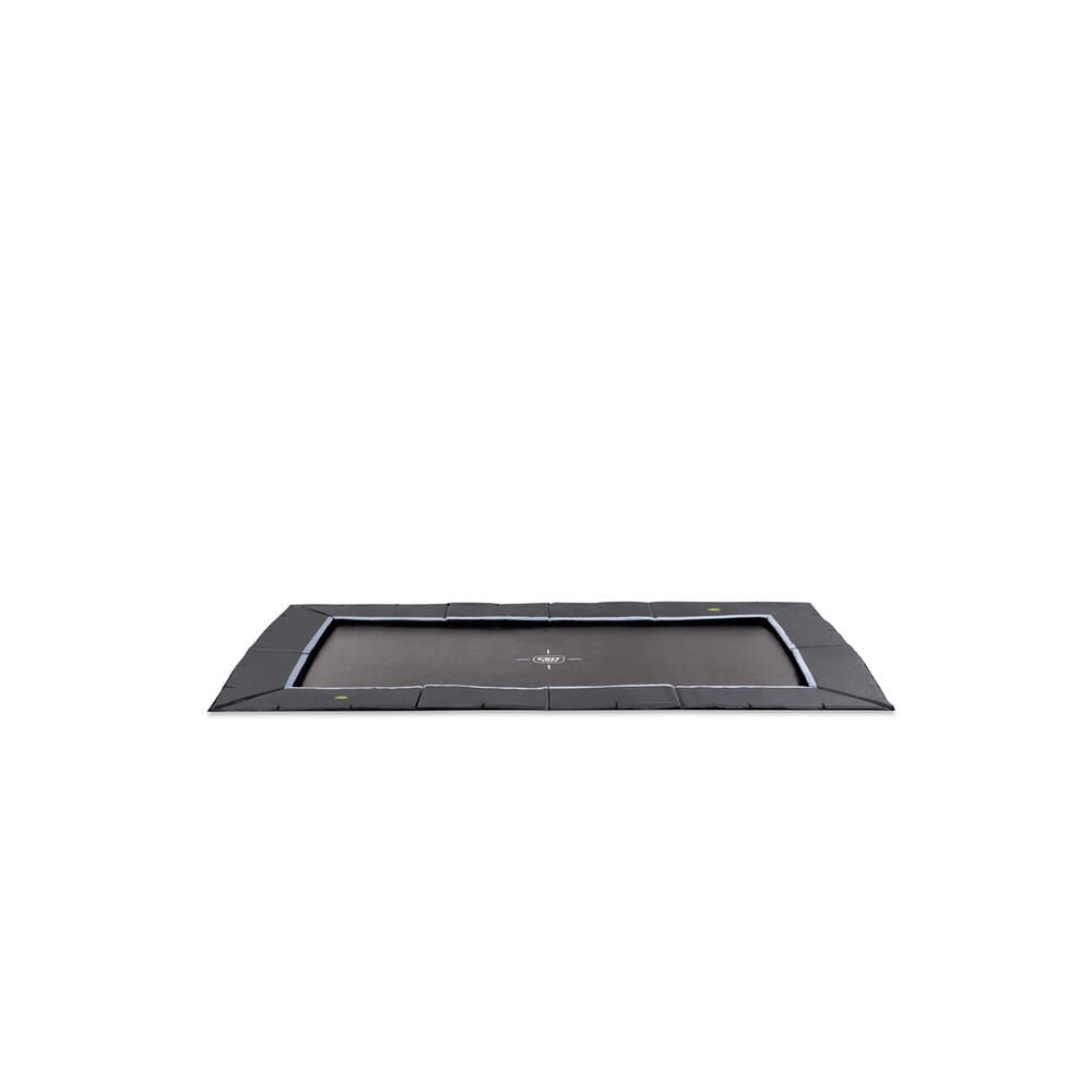 EXIT Dynamic groundlevel - Trampoline - Zwart - 244x427 cm