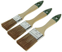 SAM Beits 3-delig - Kwastenset plat - 28.5x10.8x3 cm - Bruin